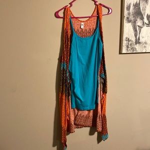 womens tank and cardigan set